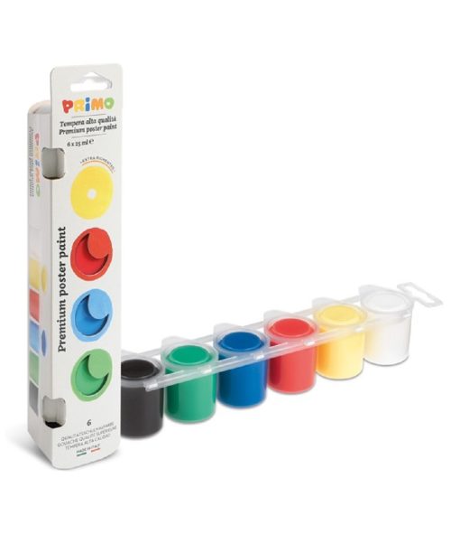 Primo valmisvärit 6x25ml - perusvärit Primo valmisvärit 6x25ml - perusvärit