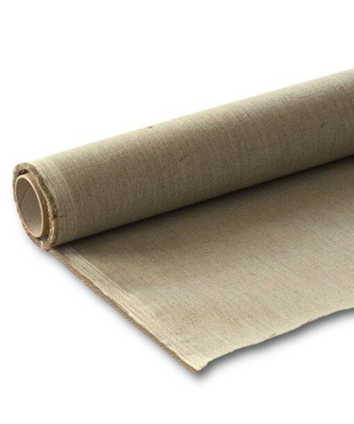 Pohjustamaton pellava 3100 keskikarhea 100% 2,1x10m Pohjustamaton pellava 3100 keskikarhea 100% 2,1x10m