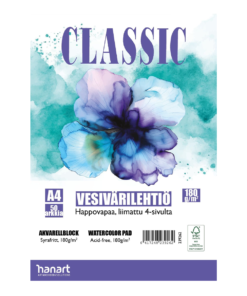 Classic akvarellilehtiö A4 50 lehteä (905)