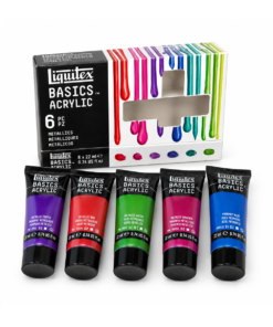 Liquitex Basics Metallic akryylimaalit 6 x 22 ml (912) - Image 3